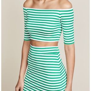 2pc - XS Susana Monaco Crop Top & Skirt